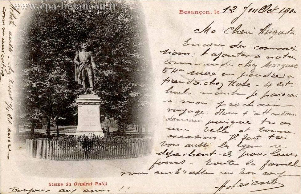 Besançon - Statue du Général Pajol